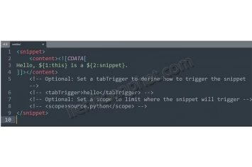 hướng dẫn tạo snippet cho Sublime để viết code nhanh